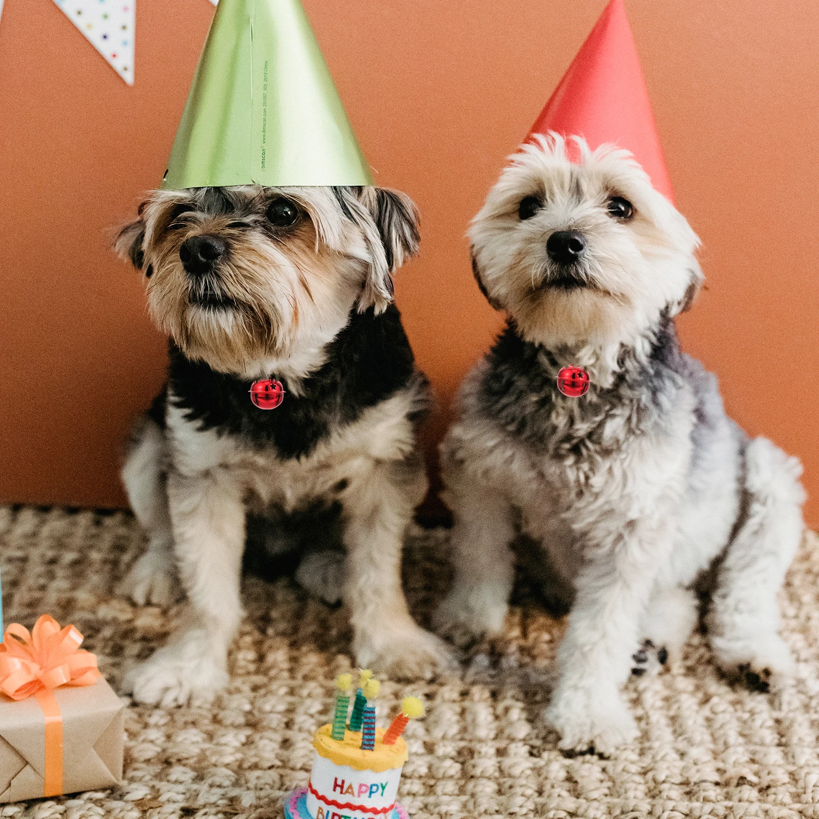 

30Pcs Pet Bells Cat Collar Bell Pendant Christmas Mini Metal Charm Holiday Decoration Accessories Pet Bells Christmas Theme Bell