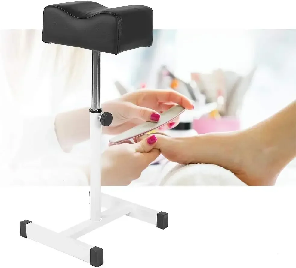 Pedicure Footrest, Height Adjustable Chair with H Shape Base Structure Provide Stable Support, for Salon Manicure Work Sp