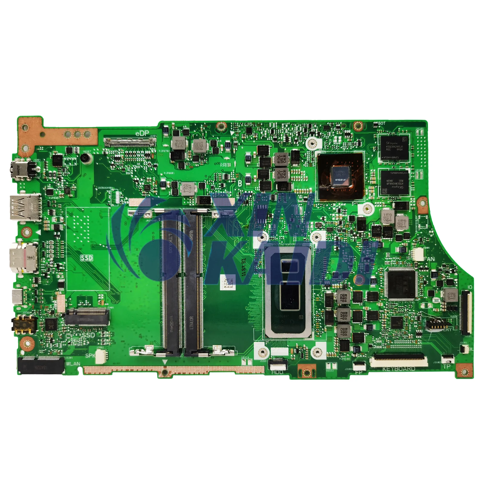 Computer Mainboard For ASUS X530F X530FN X530FA S530F S5300F U5300F K530 V530F F Laptop Motherboard with i3 i5 i7 8th Gen CPU