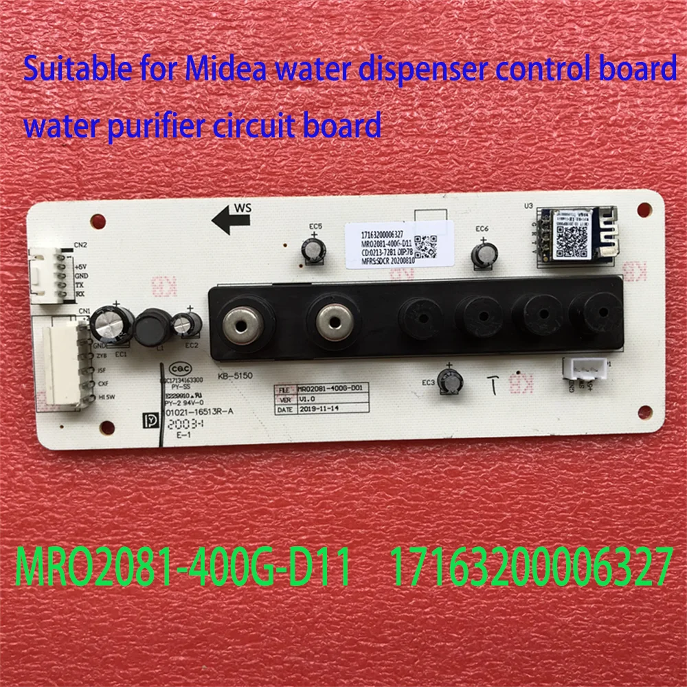 

Suitable for Midea water dispenser control board MRO2081-400G-D11 water purifier circuit board 17163200006327
