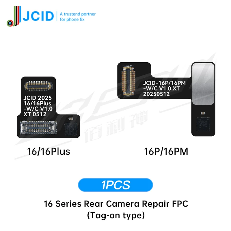 JC JCIDタグオンカメラ非取り外し修理フレックス iPhone 12 13 14 15
