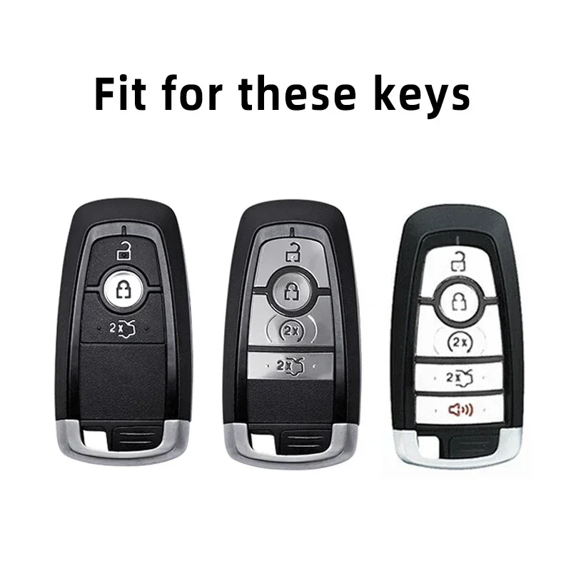 For Ford Mondeo Fusion Mustang Explorer Focus F150 F250 F350 Escape Lincoln TPU Car Remote Key Case Cover Shell Fob Accessories