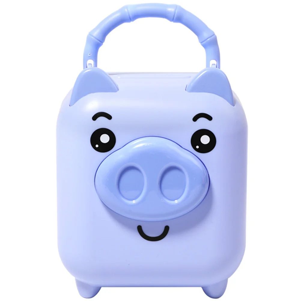 حصالة على شكل خنزير رائعة، مادة متينة، بنك توفير مزخرف، إكسسوارات منزلية، تصميم بسيط وأنيق، هدية للأطفال #6