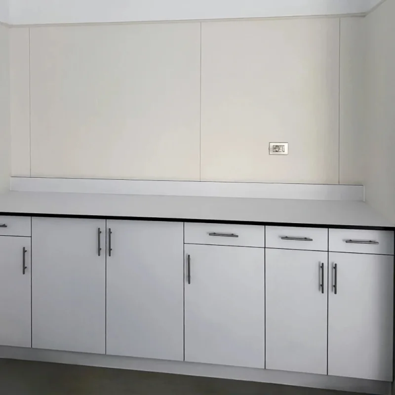 custom.Antibacterial DEBO Modern HPL Locker with Drawer Hospital and Kitchen Use Durable & Waterproof