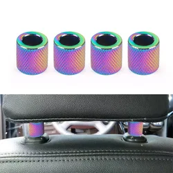 4 pcs Car Headrest Head Rest Collars Rings Decor Bling Bling Crystal for Car SUV Truck Interior Decoration 3 Colors Optional