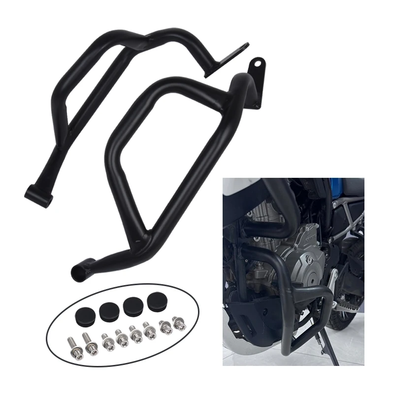 

Для CFMOTO CF MOTO 450MT MT450 IBEX 450 2024 2025 мотоциклетный бампер, защитный блок двигателя, нижние закрытые аксессуары