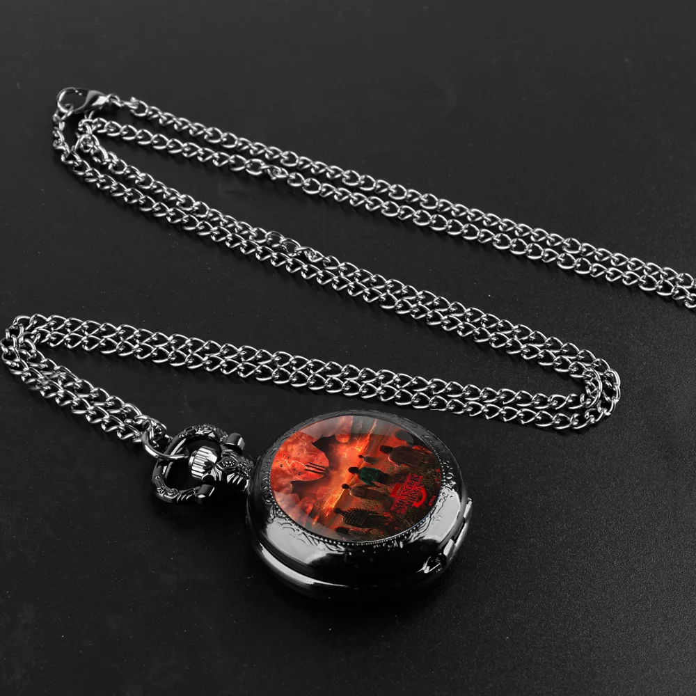 Montre de Poche à Quartz avec Numérisation Arabe pour Homme et Femme, Cadeau Unique, Classique, Téléplay, Vintage, Collier, Pendentif, Horloge