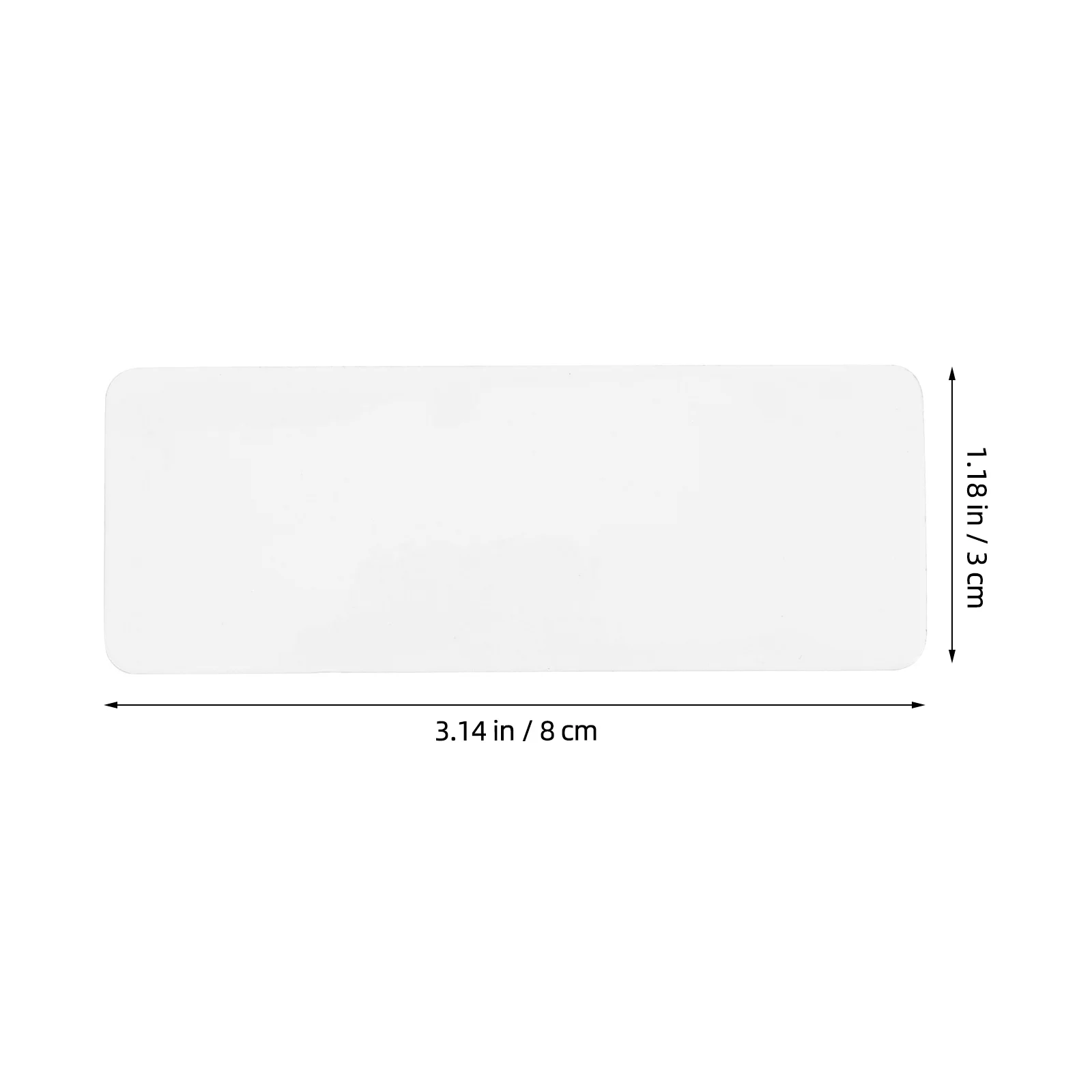 50 قطعة تسميات المسح الجاف المغناطيسي قابلة لإعادة الاستخدام للكتابة اسم العلامات للفصول الدراسية مكتب السبورة الثلاجة خزانة المسح الجاف اسم العلامات #6