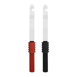 2Pcs Multimeter Test Probe Pins, Wire Piercing Probe Insulation Back Probes Non-Destructive Insulation