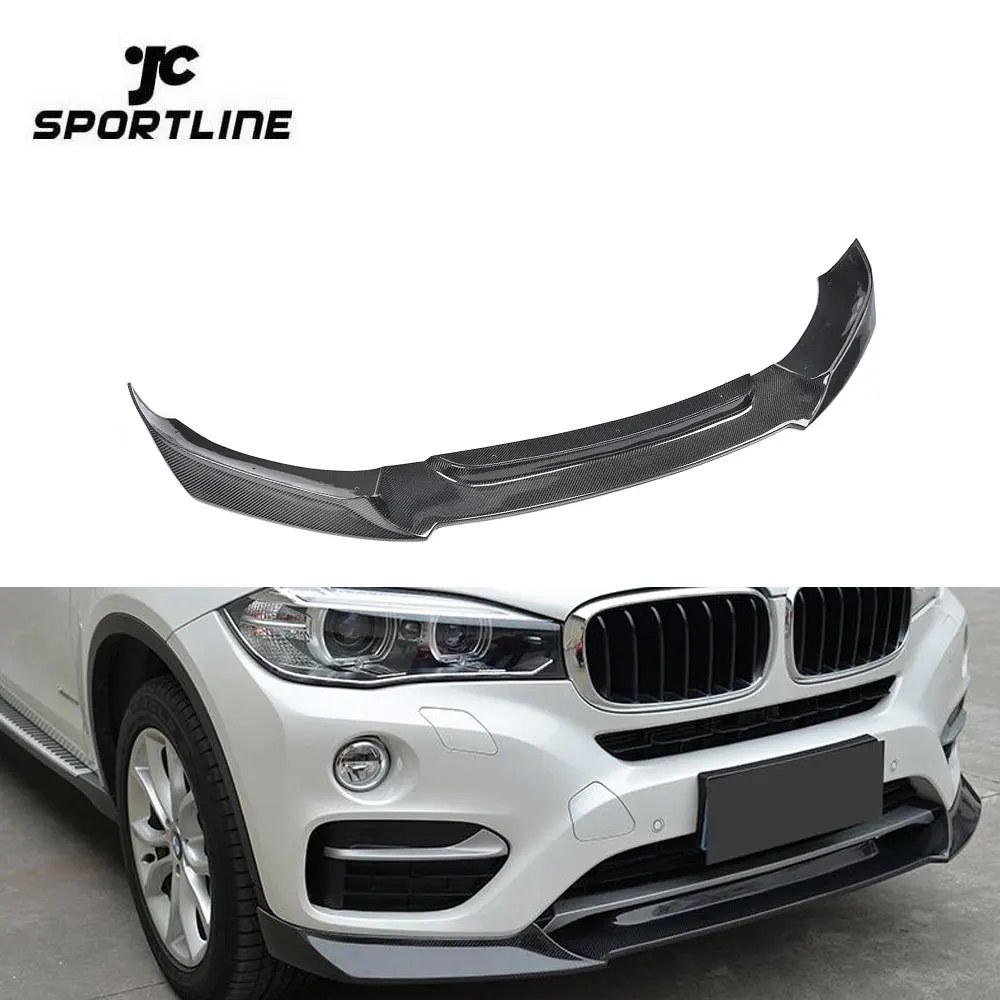 

Carbon Fiber Car Front Lip Spoiler For BMW X6 F16 X Drive Series 15-16