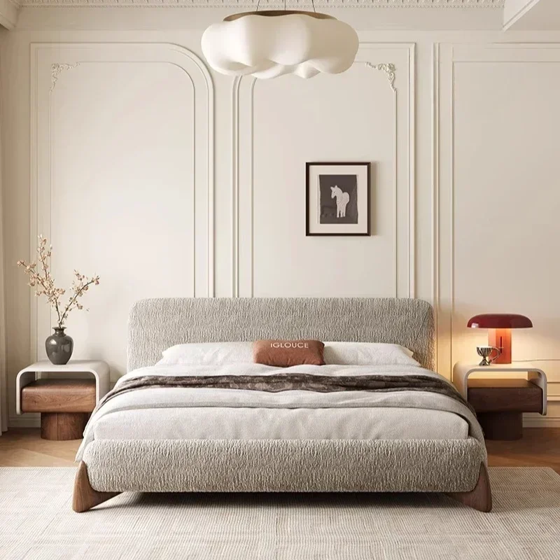 Bedrooms 180x200cm Complete Full Size Bed Frame With Headboard Full Marriage Dorm Room Essential Double Bed Bedroom Furniture