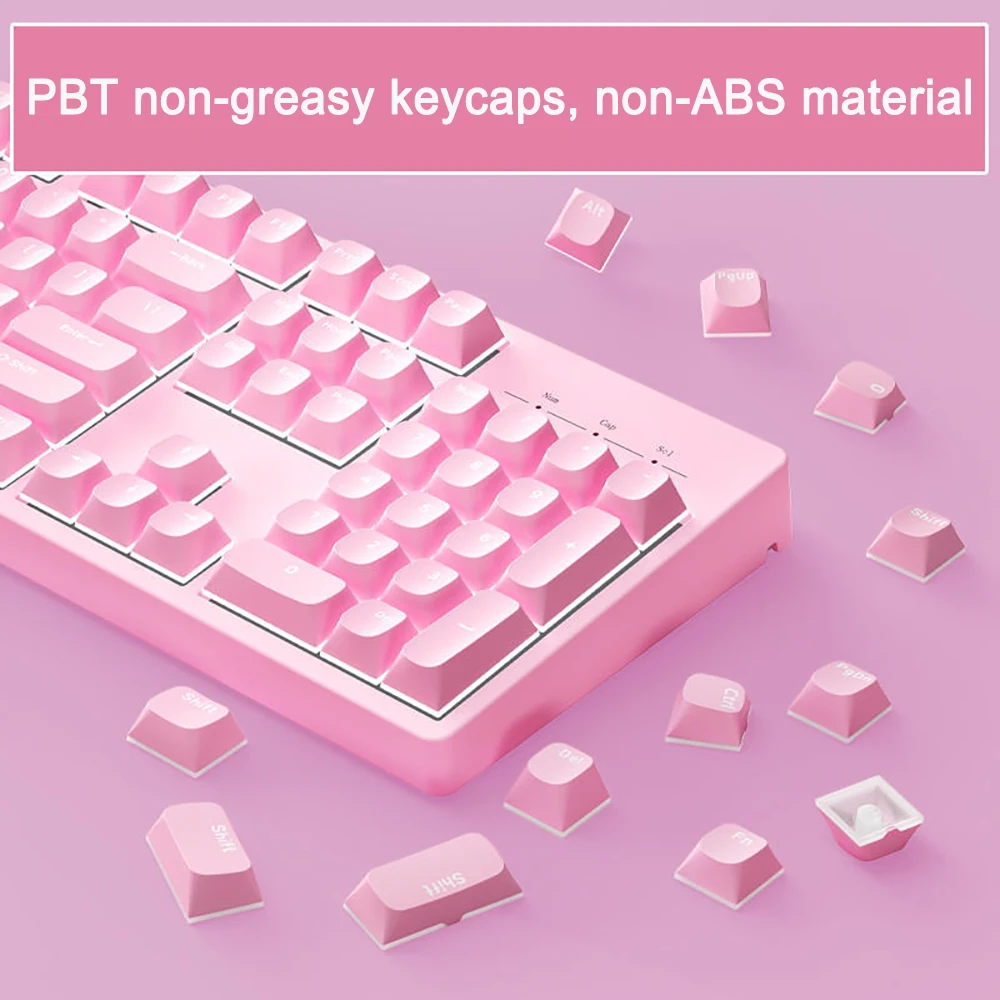 

Horizon Pudding Keycaps Set OEM Spherical Profile PBT Double Shot Translucent for ANSI Layout 61/64/68/75/84/87/98/104 keyboard