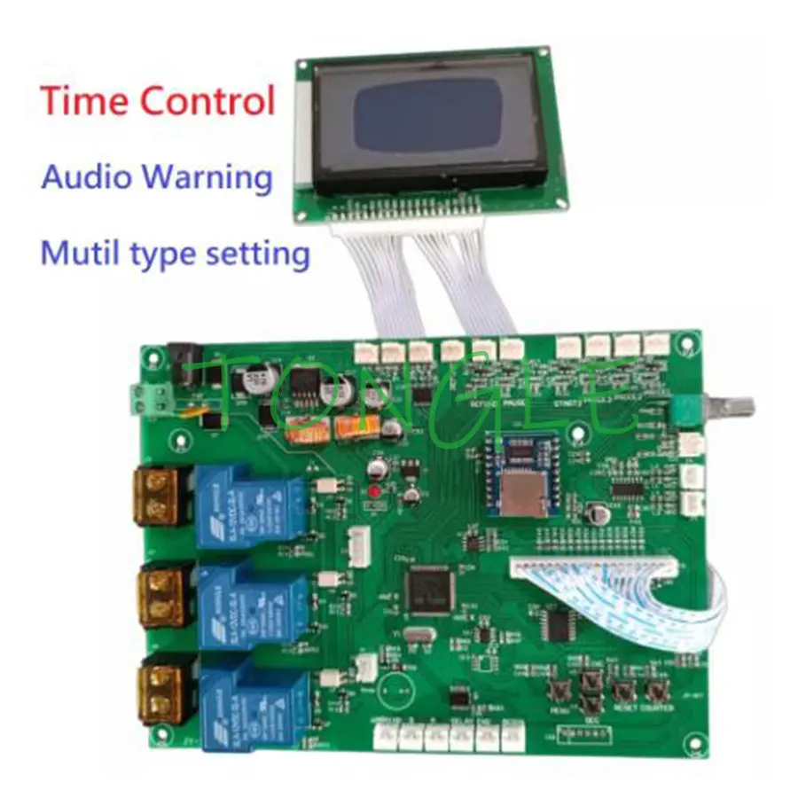 JY-25 LCD Timer Board,Coin Operate Time Control,Auto Board Power Supply for Coin Acceptor, Bill Selector Device, Washing Machine