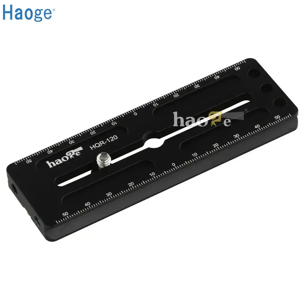 Haoge 120 مللي متر متعددة الأغراض طويلة الإفراج السريع موسع السكك الحديدية انزلاق لوحة للكاميرا ترايبود Ballhead المشبك صالح Benro Arca السويسري