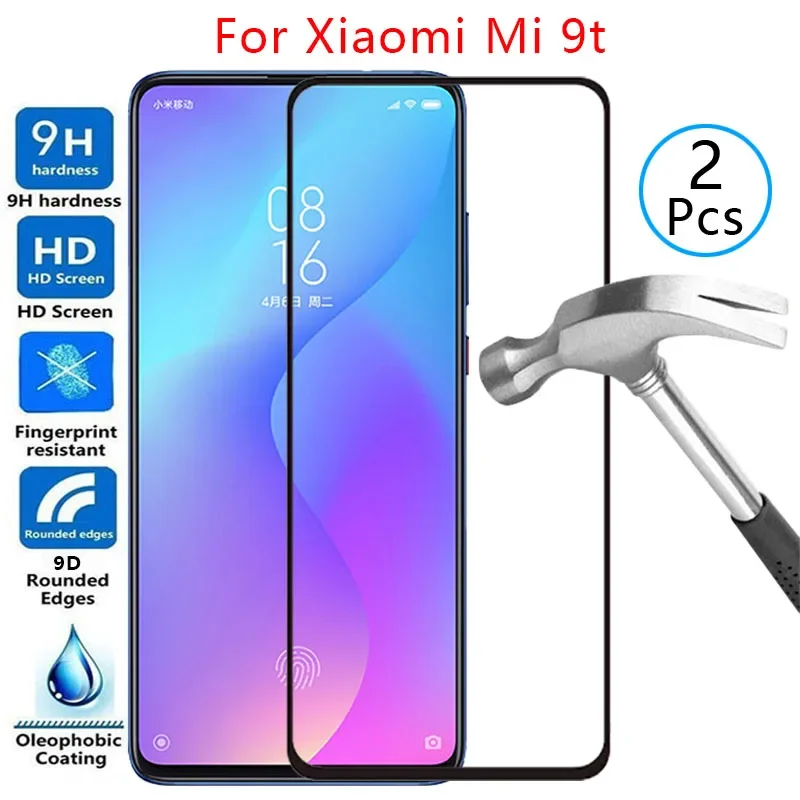 9d screen protector tempered glass case for xiaomi mi 9t pro cover on xiomi 9 t t9 9tpro mi9t mi9tpro protective phone coque bag