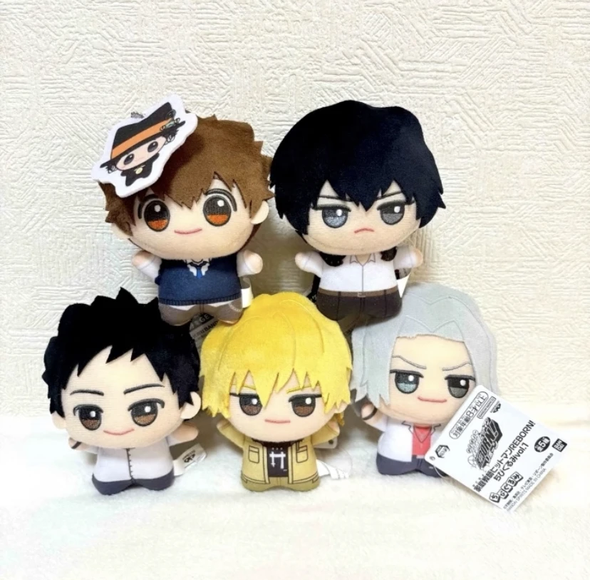 Bandai Banpresto Katekyo Hitman Reborn Plush Doll Mini Plush Toy Pendant Vol 1 And 2 Bag Hanging Decor For Anime Fans Gifts Toys