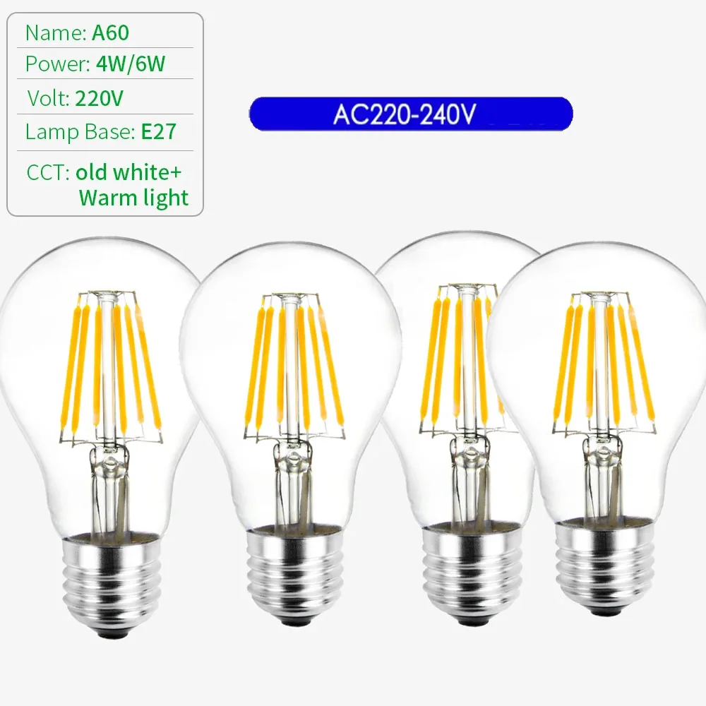 A60 Led Bulbs 4W 6W…