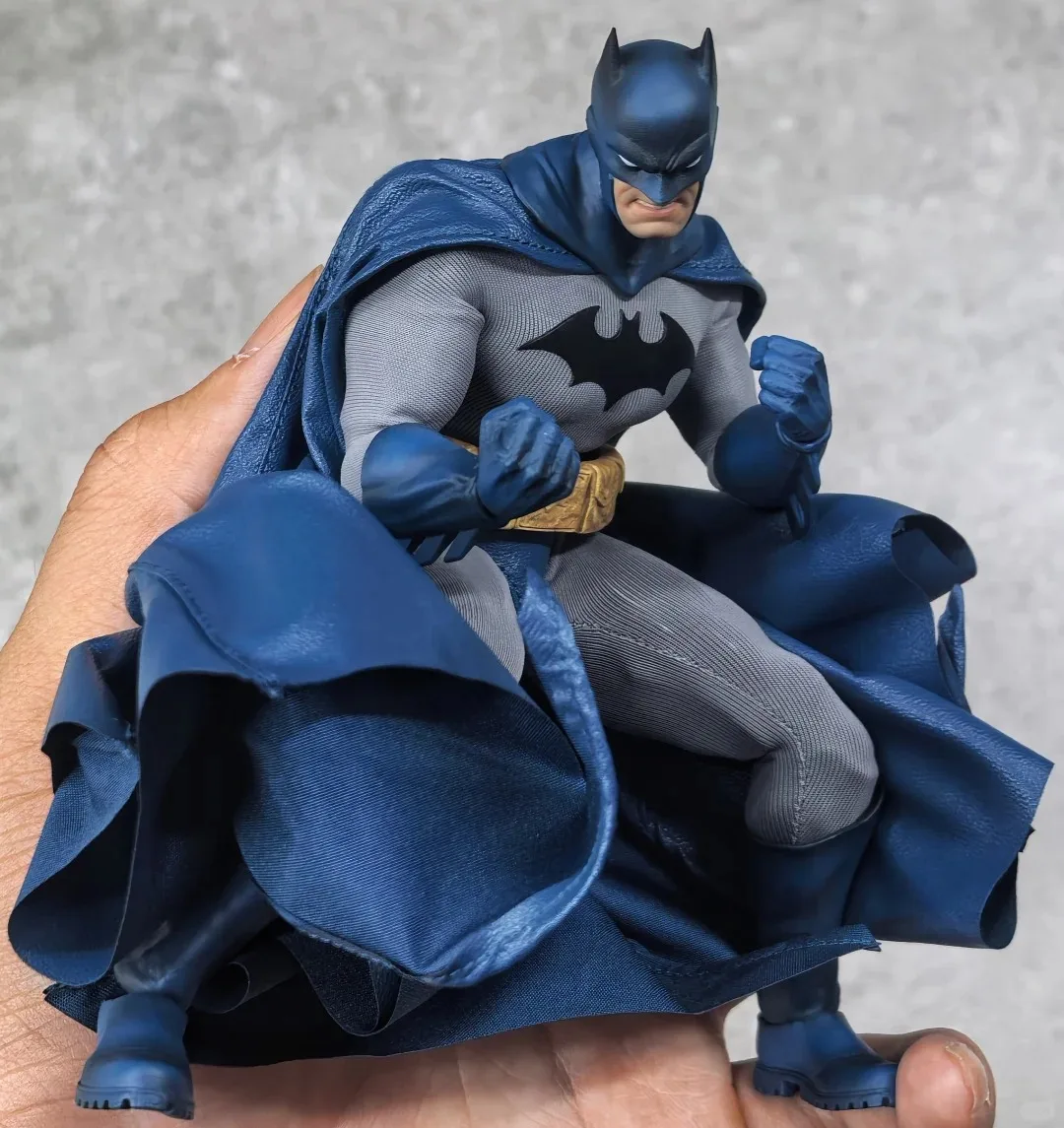 جديد حقيقي غونغ تيار مستمر الصمت باتمان القماش الزي 1/12 أنيمي عمل نموذج لجسم ثلاثية الأبعاد باتمان هدية لعبة تحصيل المنقولة الأسهم