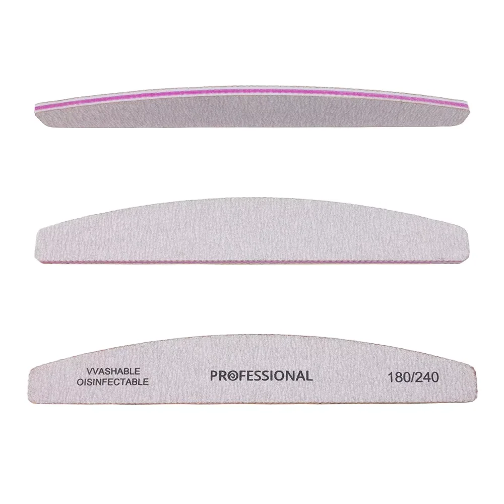 ชุดตะไบเล็บมืออาชีพ 180/240 กริต กระดาษทรายขัดเล็บ ตะไบขัดเงา อุปกรณ์ทำเล็บมืออาชีพ