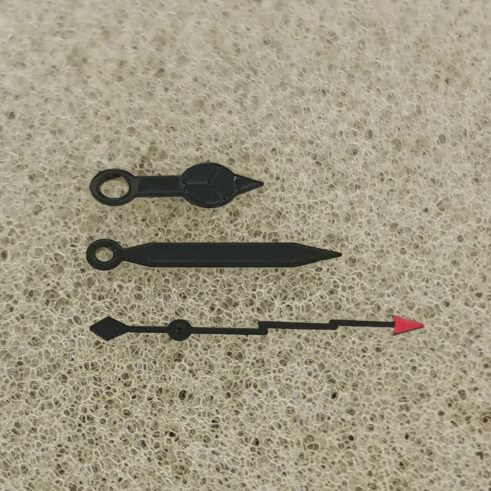 Black Watch Hands With lightning seconds Watch Accessories Green Luminous Lightning Second Hands for NH35 NH36 4R 7S Movement