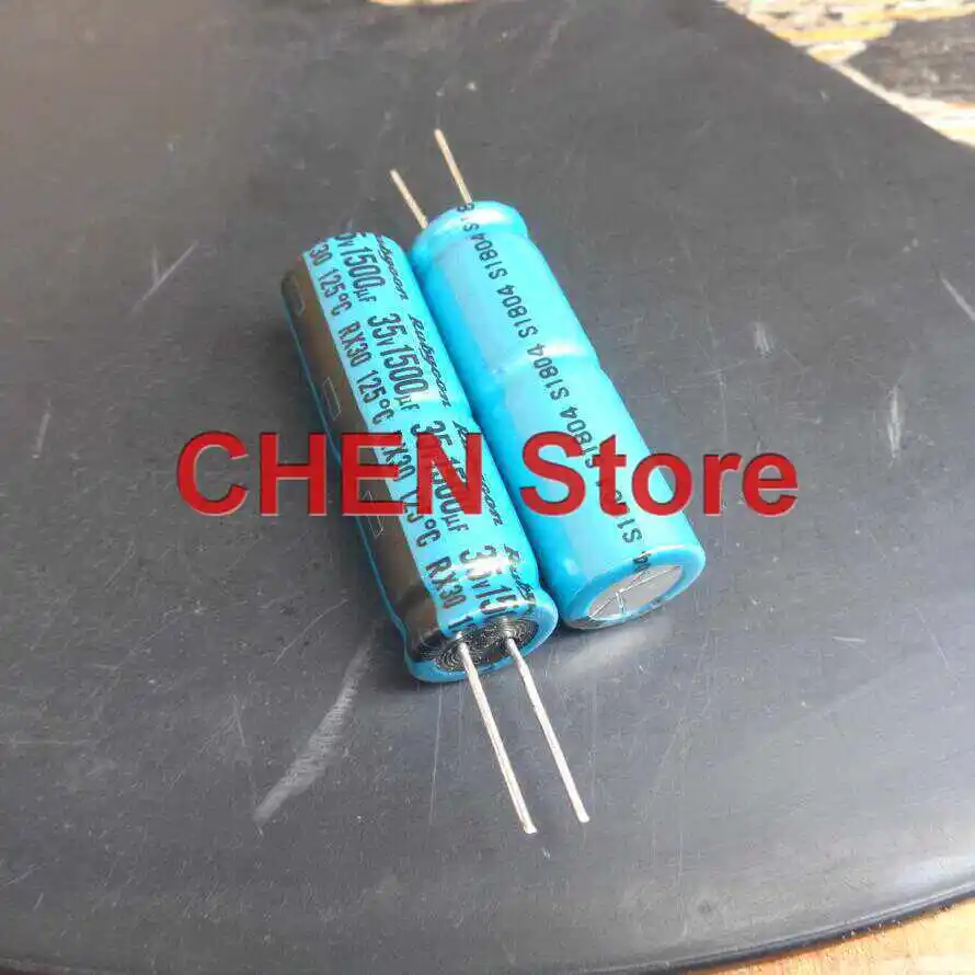 

10PCS/50PCS original Rubycon RX30 35V1500UF 12X40MM 125C electrolytic capacitor 1500UF 35V free shipping