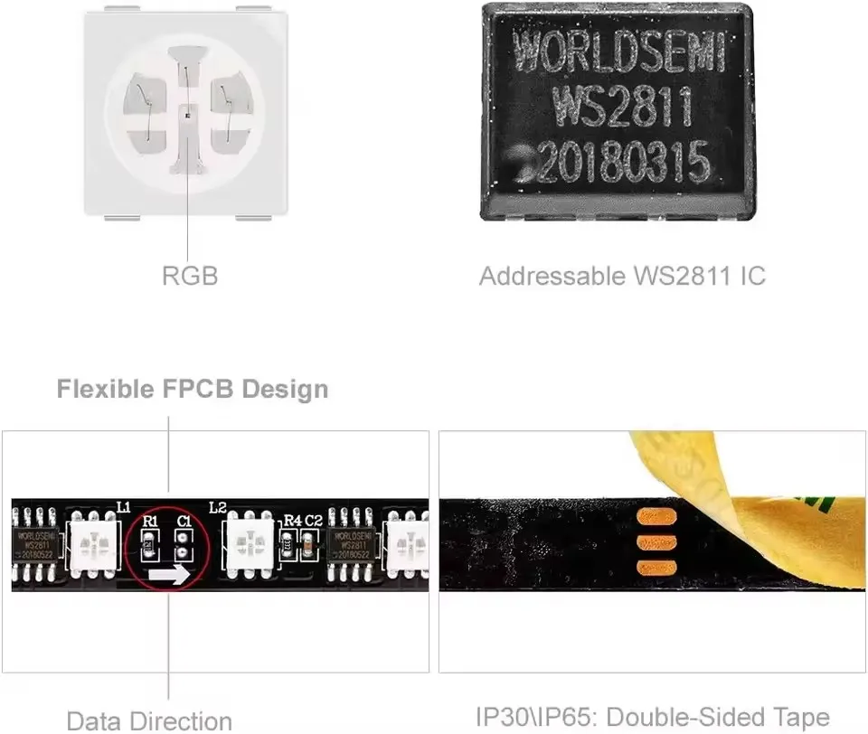 Рисунок 3 - Ws2812B Rgbic Светодиодная лента