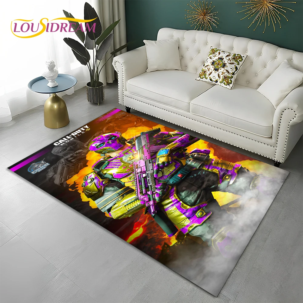 3D Call of Duty ,Gamer COD Game HD Carpet Rug for Home Living Room Bedroom Sofa Doormat Decor,kids Area Rug Non-slip Floor Mat