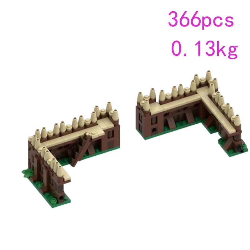 Spot MOC-223085 216945 Castle DIY Small Particle Assembly Building Blocks Puzzle Toy Model Gift Set Ornament