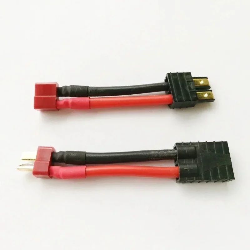 1 Buah T-plug Deans Female/Male To TRX Male Female Adapter Connector Untuk Traxxas Remote Control Aksesoris Baterai Mobil