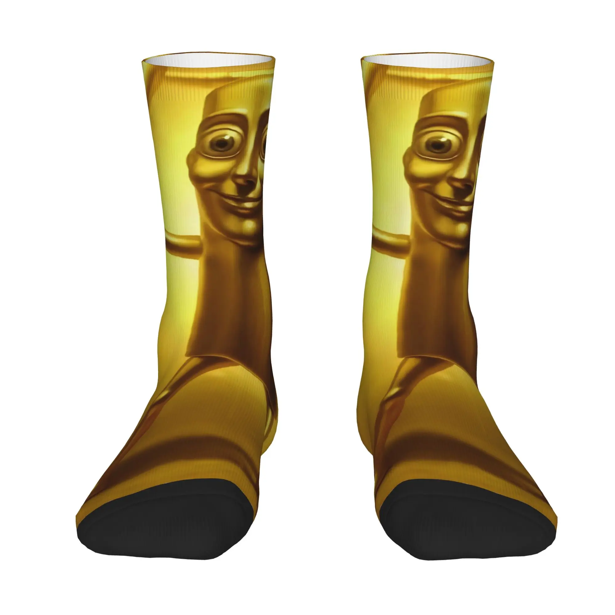 Funny Sock  Tung Tung Tung Sahur 5 Vintage Quality Pattern Printed Men Crew Socks Novelty Men's Socks