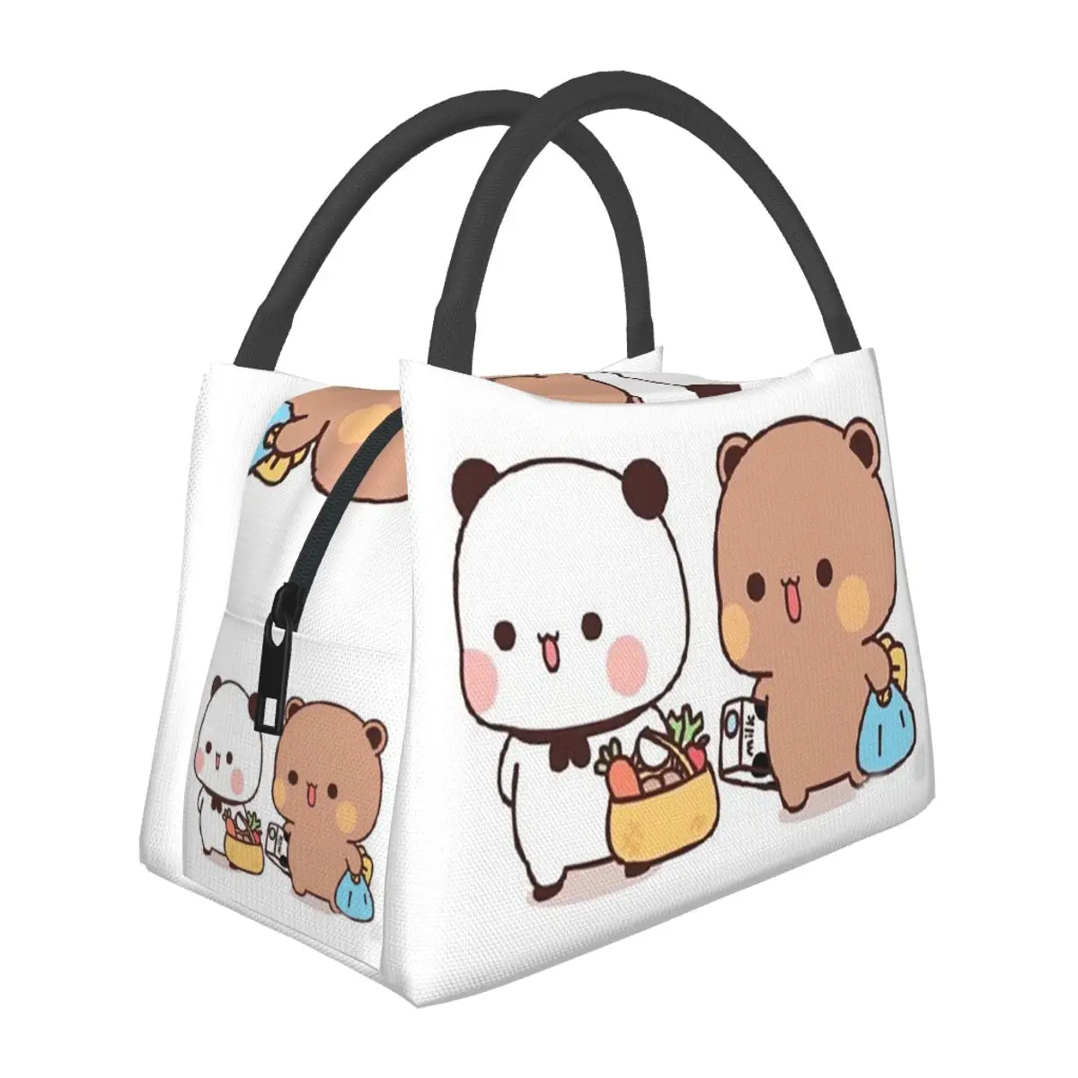 

Симпатичная термосумка для обедов Bubu And Dudu для женщин, контейнер для хранения еды, портативный термоконтейнер, сумка-холодильник для ланча