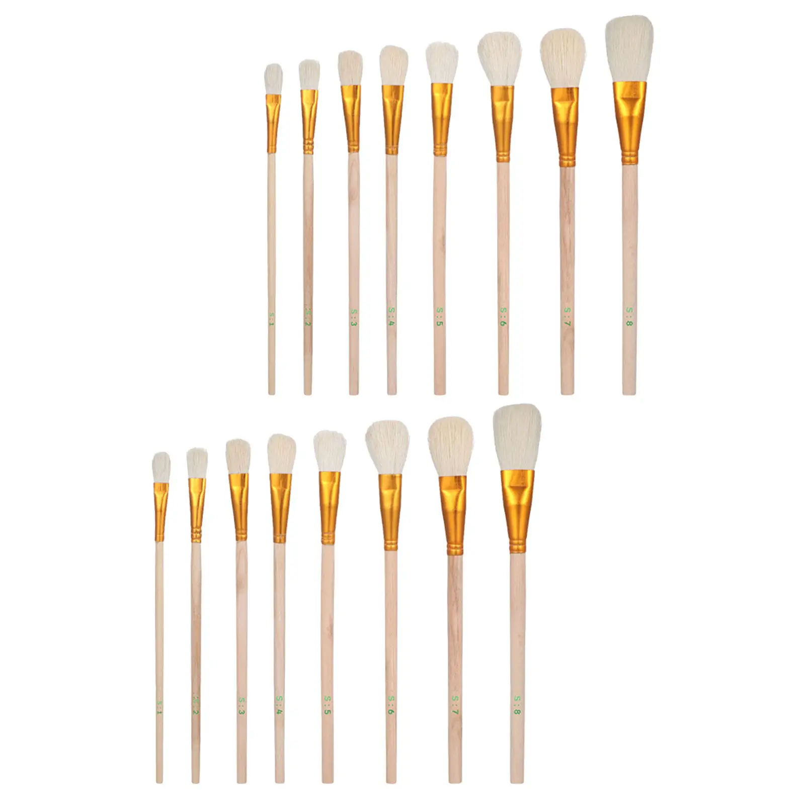 Kit de 16 brosses de pollinisation manuelles légères et portables pour fraises, tomates, poivrons, fleurs et fruits