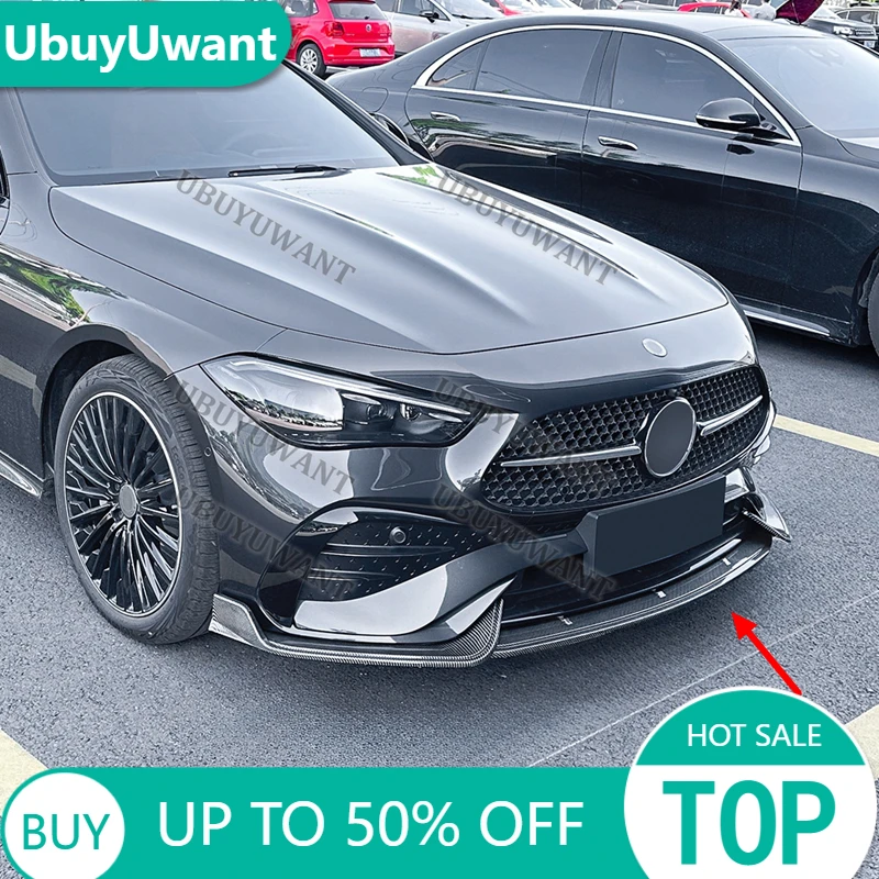 Для Mercedes-Benz CLE Coupe 2024 C236 CLE260 300 CLE53 автомобильный передний спойлер стабильный автомобильный передний бампер губа декоративный комплект против царапин Для Mercedes-Benz CLE Coupe 2024 C236 CLE260 300 CLE53 автомобильный передний спойлер стабильный автомобильный передний бампер губа декоративный комплект против царапин