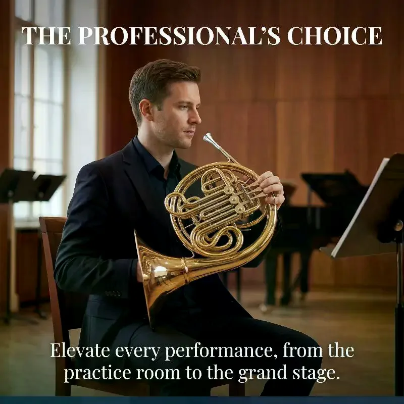 

Gold Silver Plated French Horn Mouthpiece Durable Brass Fit for Student Band Practice and Orchestra Music Sessions