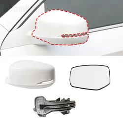 Car Door Rear View Mirror Accessories Mirror Cover Housing/ Turn Signal Lamp /Lens For Honda Accord 9th Generation 2014-2017