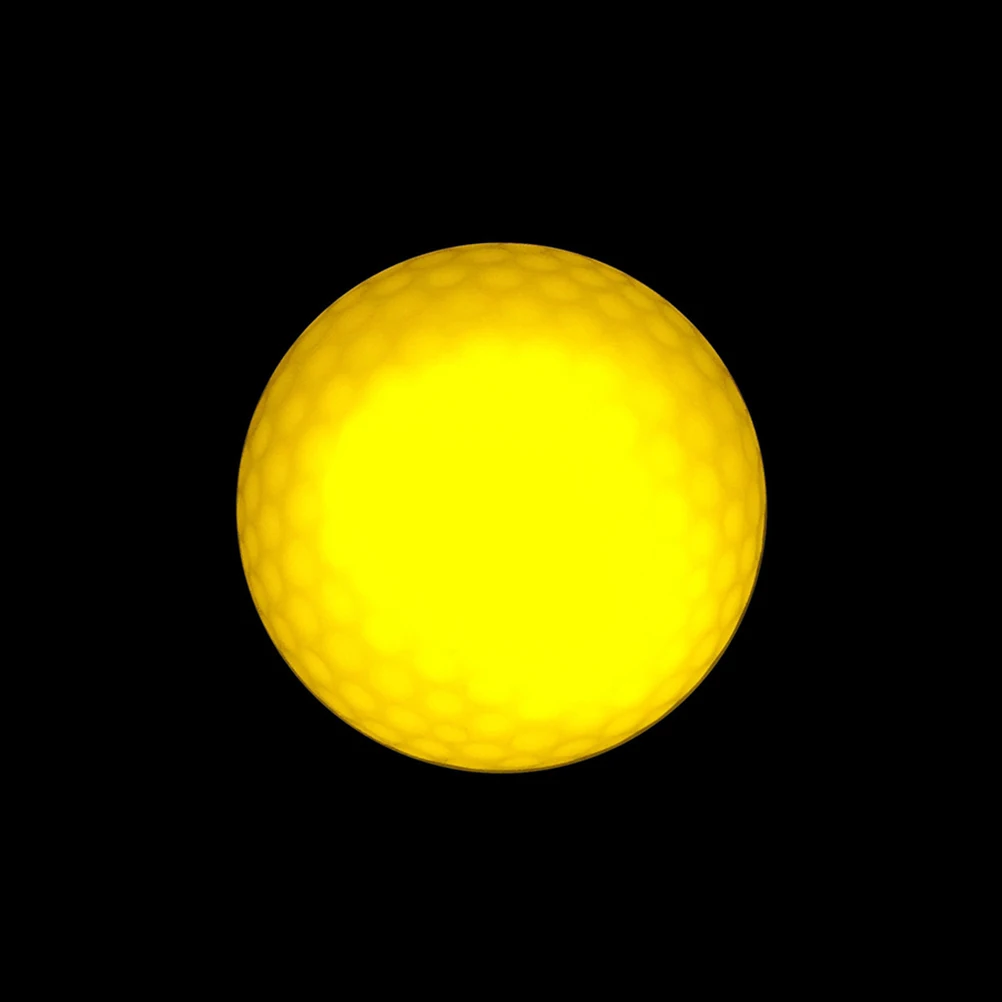 6 قطع من الكرات المتوهجة وامضة داكنة للأطفال أضواء جولف البيسبول الإلكترونية #2