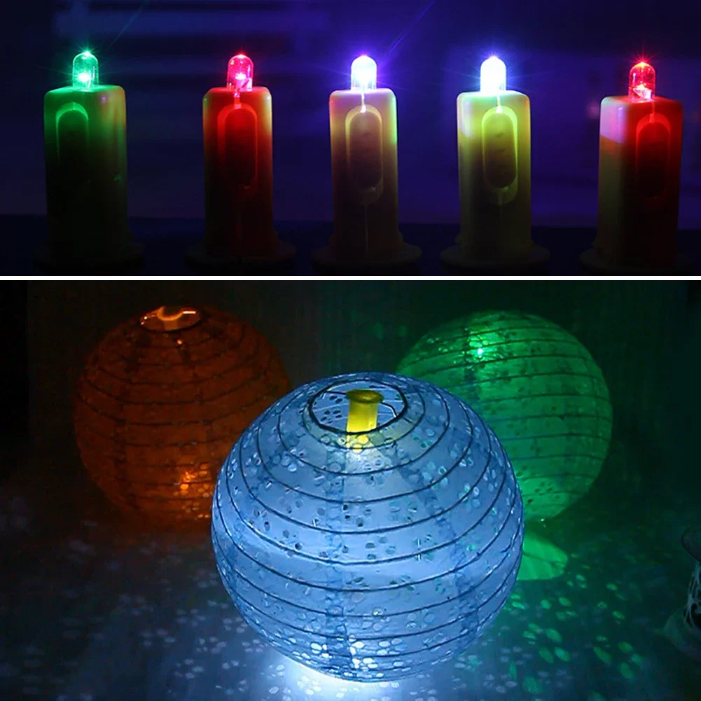 LED Paper Lantern Wicks Lantern Balloons LED Light Electronic Battery Operated Miniature Lights Wedding Party Decoration