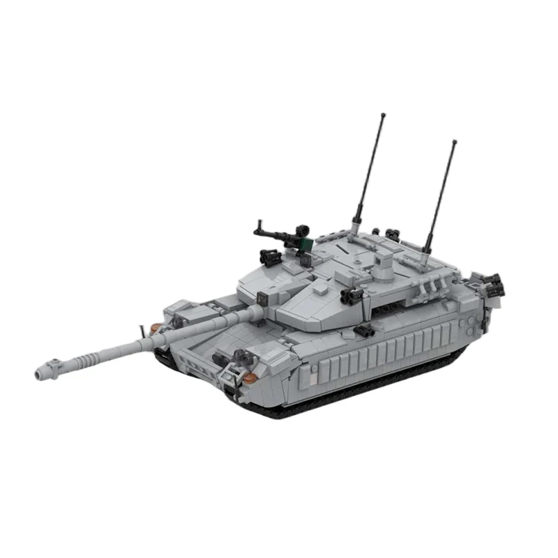 Heavy Fighter Support Tank Model MOC Building Bricks War Equipment Modular Technology Gifts Holiday Assemble Children Toys Suit