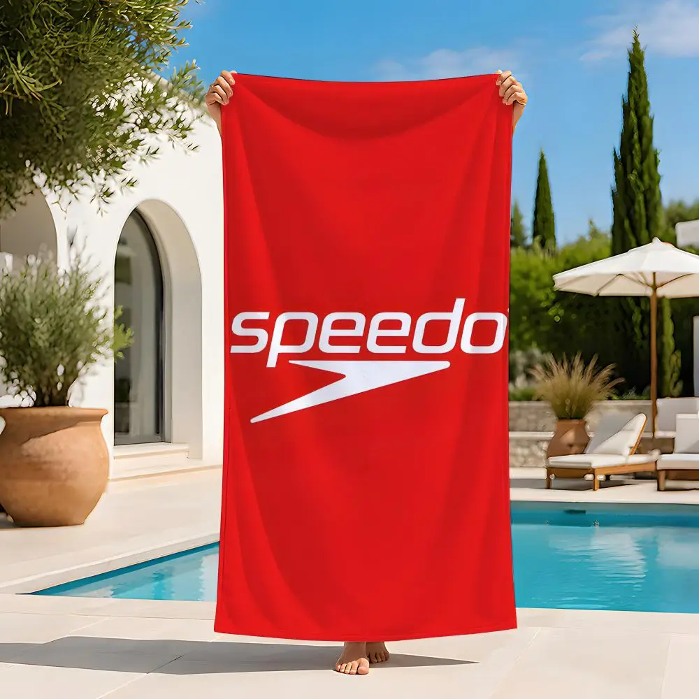Brand S-Speedo Towel Extra Large Beach Towel Quick Dry Sand Free Super Absorbent Lightweight hot
