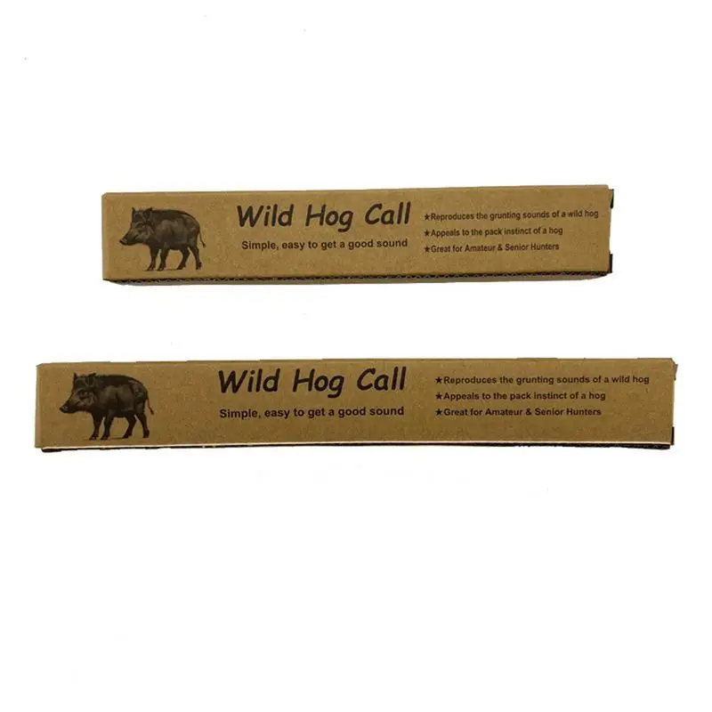 أداة مكالمات الخنزير البري الخشبية لصيد الخنازير البرية صافرة جذب المحمولة تقليد الصوت أداة دعوة الخنازير للرجال والنساء البالغين