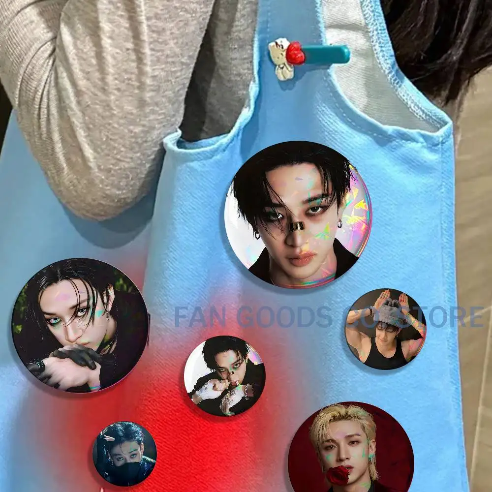 B-Bang Singer C-Chan 22mm,32mm,42mm,58mm,75mm Round Badge Brooch for Various Clothing Backpacks Jewelry Accessories Gift