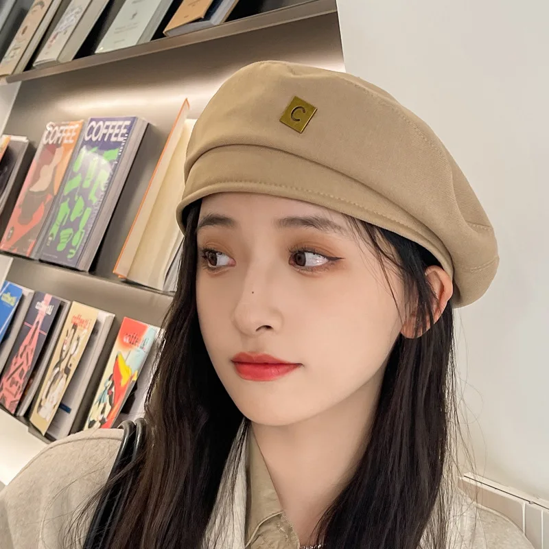 Korean-Style Painter's Hat For Ladies in Fall/winter, Making Face Look Smaller, All-Match Beret Sweet And Cute in Japanese Style