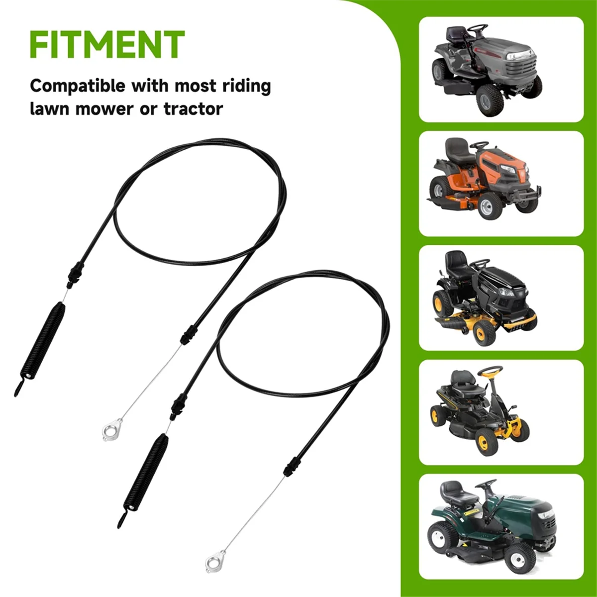 كابل القابض ABYA 2Pack 532435111 لجزازة العشب YS4500 YT4000، كابل خطوبة بشفرة سطح السفينة 435111