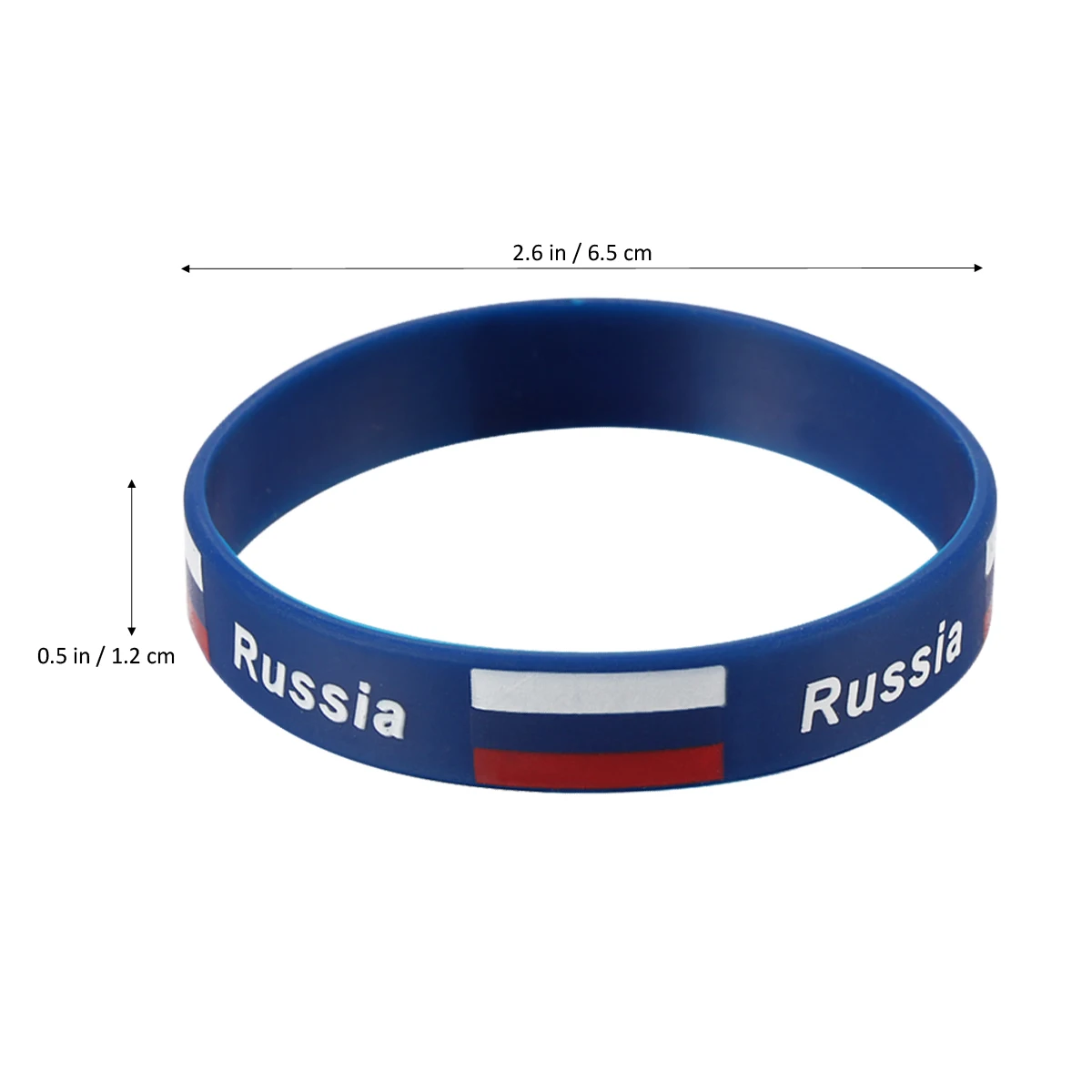 

6 Pcs Silicone Bracelet Country Wristbands Bulk Mexican Flag International One Size Fits Most Durable Soft Comfortable Soccer