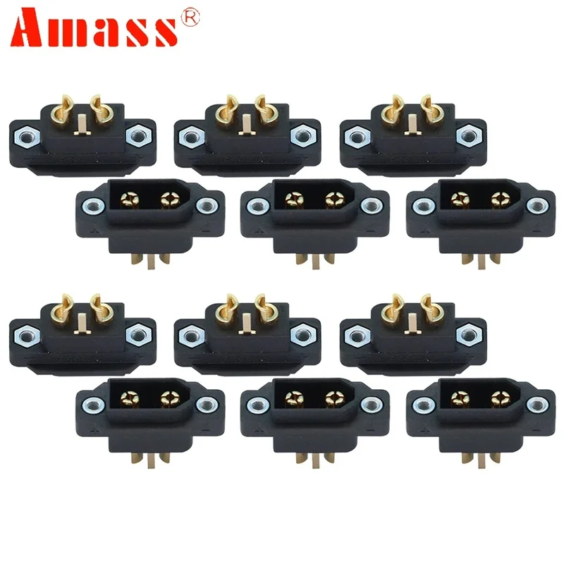 Amass XT60IE-M DC500V 35A Male Plug Connector For RC Battery Drone Aircraft FPV Racing Drone Toys