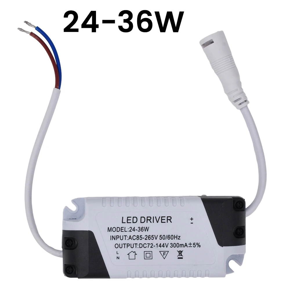 LED Driver 8-24W 24-36W AC 110V 220V to DC 12V 24V 36V Lighting Transformer Panel Ceilling Lamp LED Strip Power Supply Adapter