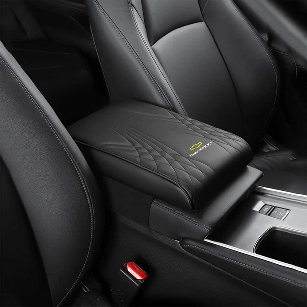 PU Leather Car Armrest Box Height Pad Auto Center Armrest Protective Cushion Support For Chevrolet Cruze Lacetti Sonic Spark