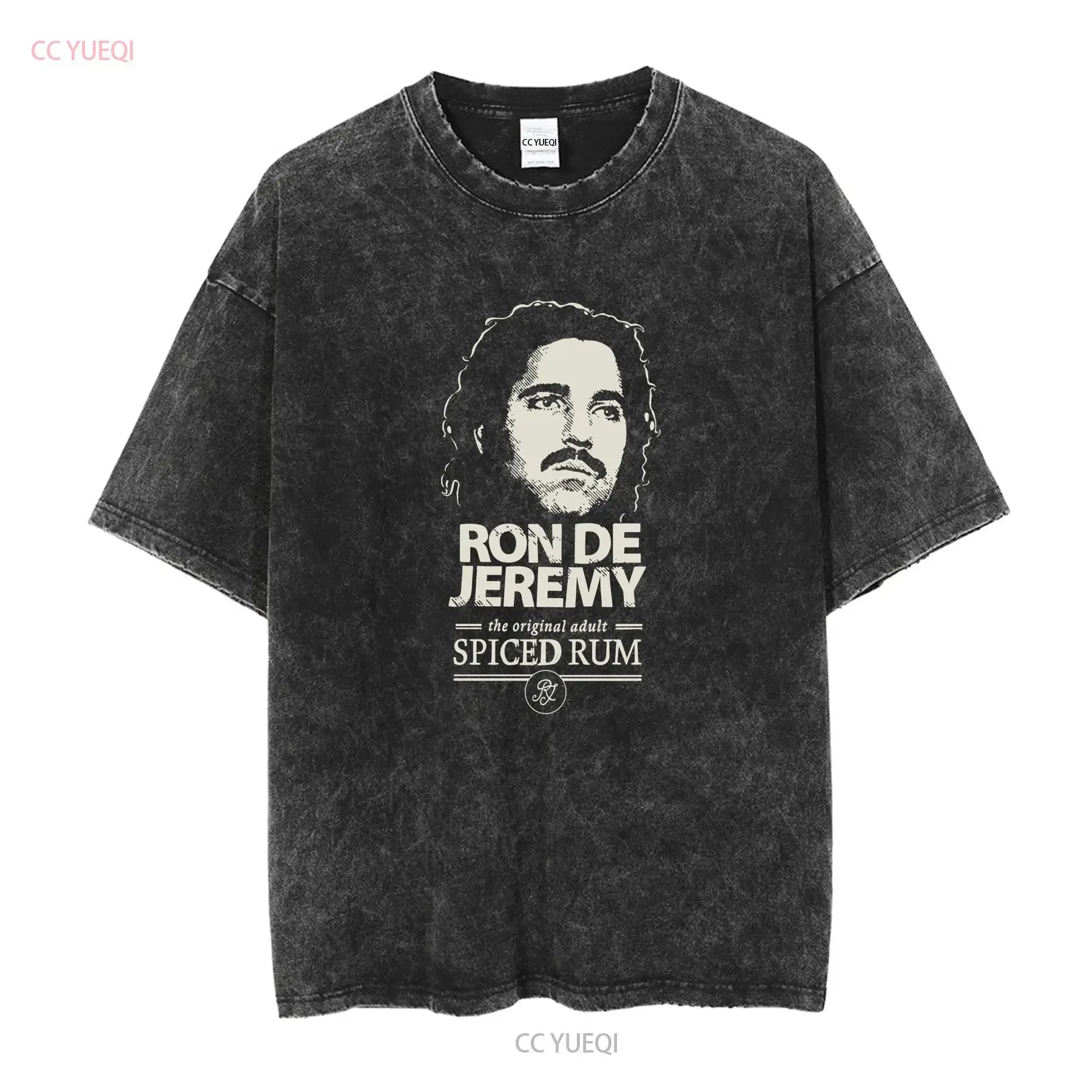 Vintage 90s Pornstar Ron Jeremy T Shirt skate rave funny Rum Drunk Stripper Porno long or short sleeves vintage Washed homme