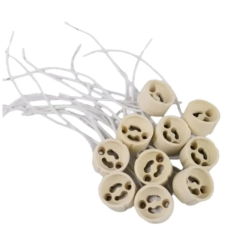 

Набор держателей для светодиодных ламп GU10 AB33-100PCS с корпусом и силиконовым кабелем