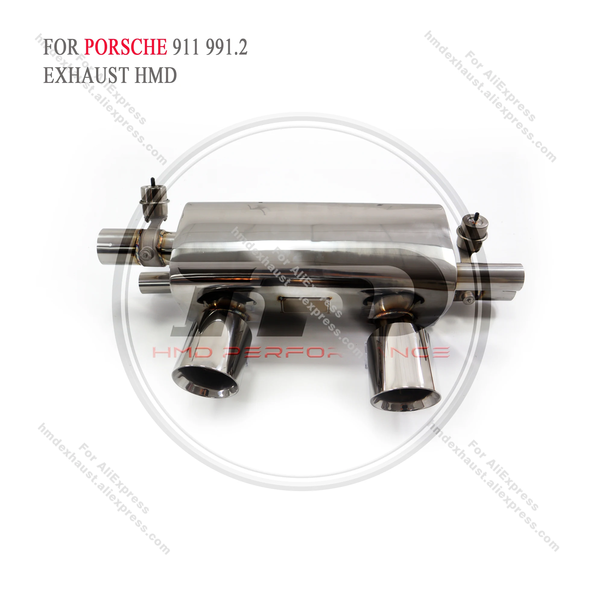 

For Porsche 911 991.2 Carrera GTS 3.0T Valve Muffler HMD Stainless Steel Exhaust System Performance Catback And Downpipe